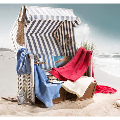 Erwin Müller summer blanket, cotton blanket natural size 150x200 cm - airy-light, soft quality, very pleasant - 100% cotton.