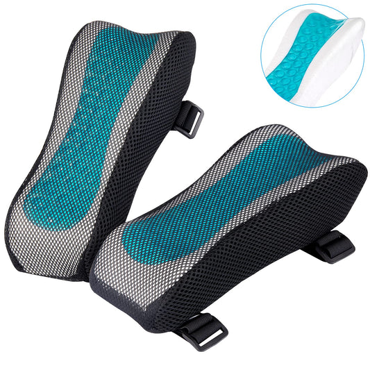 BEAUTRIP Armrest Cushions - Armrest Pads for Arms and Elbows - Ergonomic Armrest Covers for Office Chair, PC Chair, Gaming Chair, Camping Chair (2-Pack)