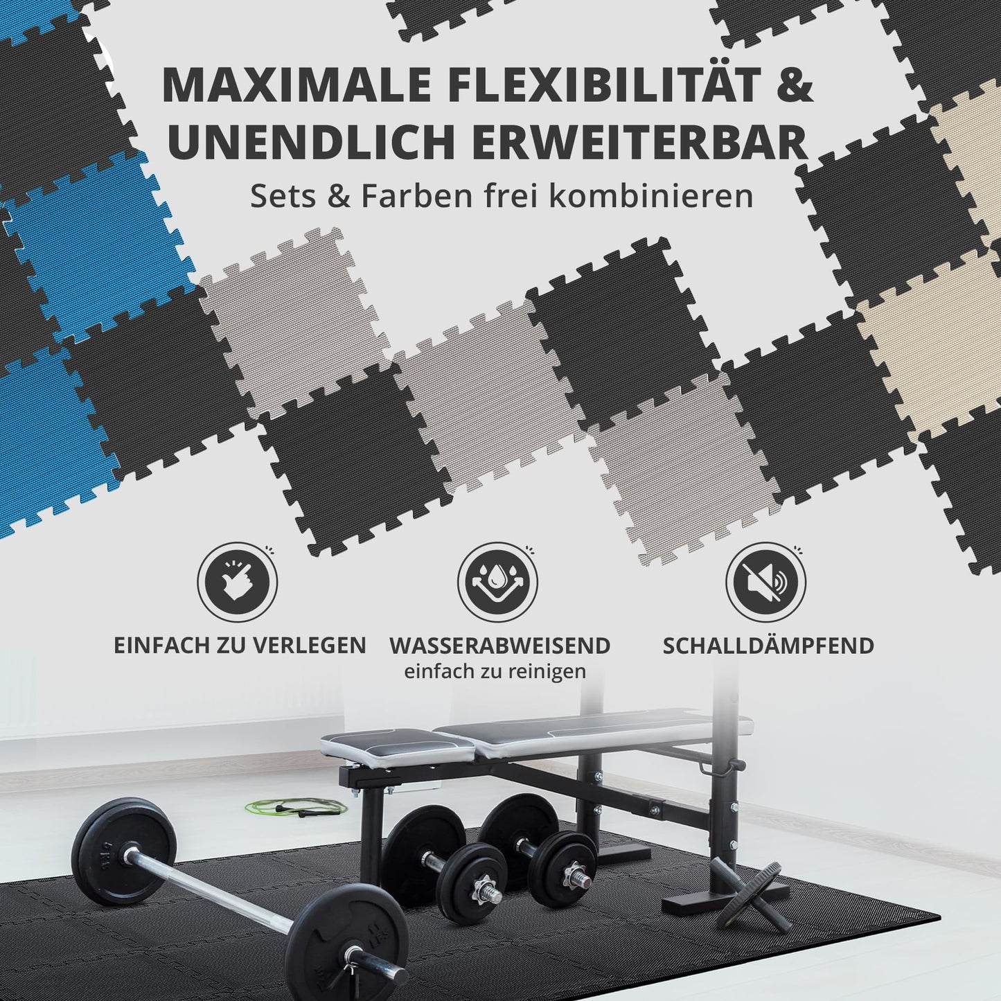 Protective mats floor protection mat set sports mat gymnastics mat puzzle mat: puzzle sports equipment mat fitness mat gymnastics mat underlay mat floor mat sports mat training mat rubber mat yoga mat fitness.