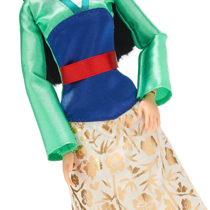 Disney Store Official - Mulan - Classic Doll - 29 cm/11" - Fully posable Disney doll in elegant outfit - Includes toy hairbrush - Suitable for ages 3+