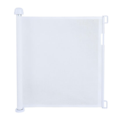 ESTEXO stair gate roller door guard stair gate stair grille door grille barrier roller extendable white