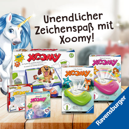 Ravensburger Xoomy Midi Unicorn 23534 - Learn to draw magical unicorns, creative drawing and painting for kids aged 6 and up.