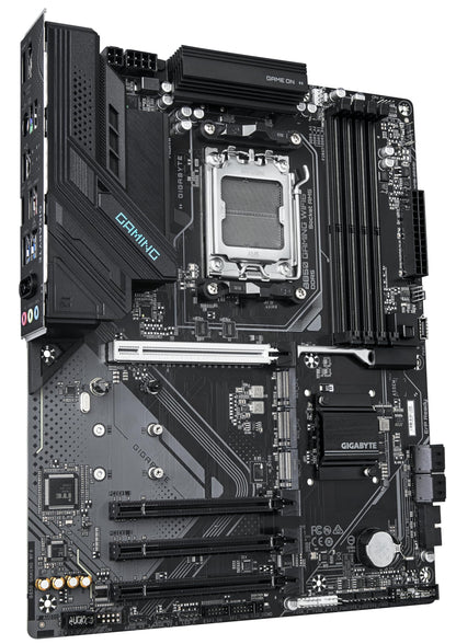 GIGABYTE B850 Gaming WIFI6 Motherboard - Supports AMD Ryzen 9000 Series CPUs, 6+2+2 digital VRM, up to 8200MHz DDR5 (OC), 1xPCIe 5.0 + 2xPCIe 4.0 M.2, GbE LAN, WiFi 6, USB 3.2 Gen 2.