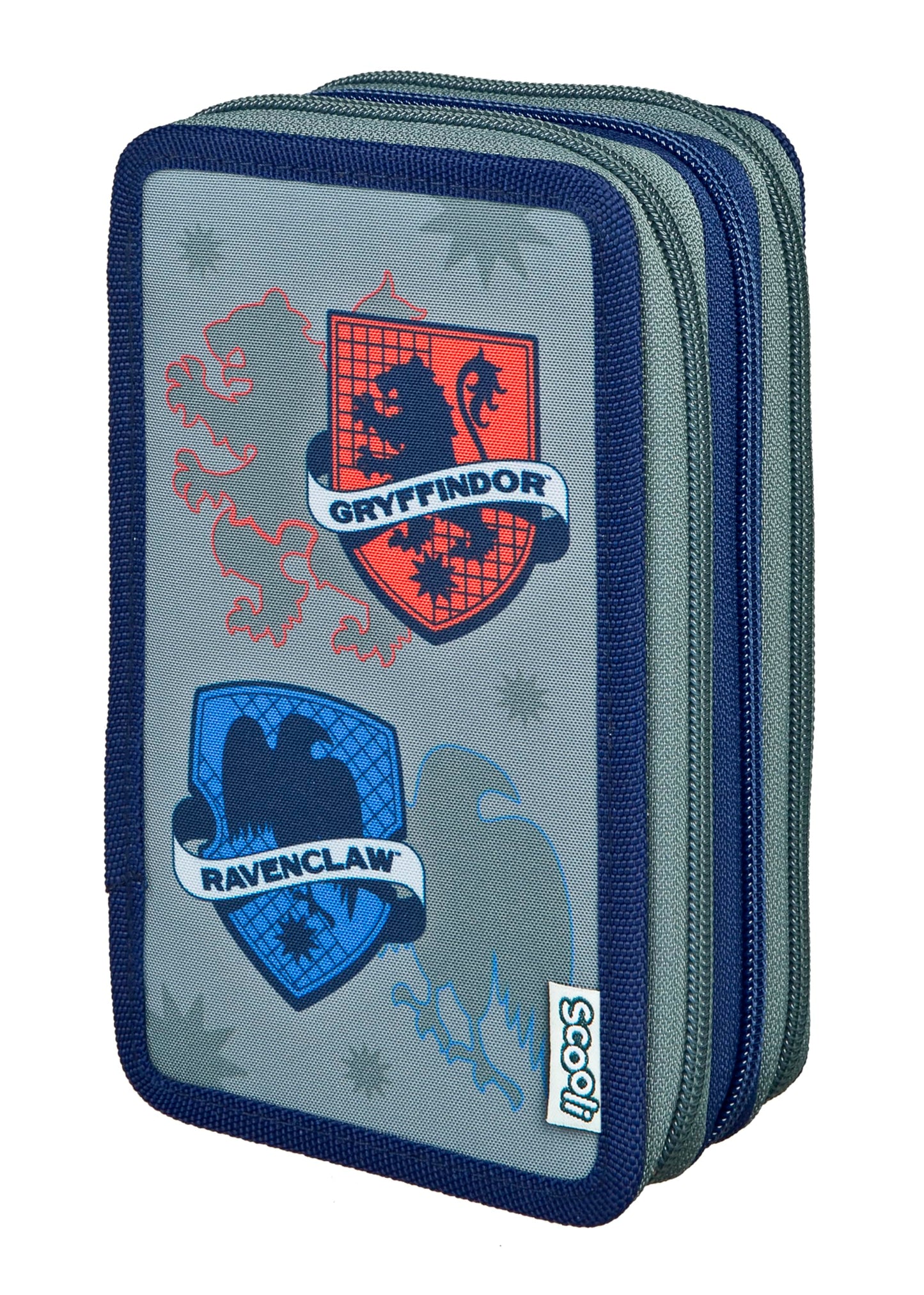 Scooli - Tripledecker Harry Potter - Filled student case with high-quality pens & accessories - Perfect for school, leisure and on the go - from 6 years