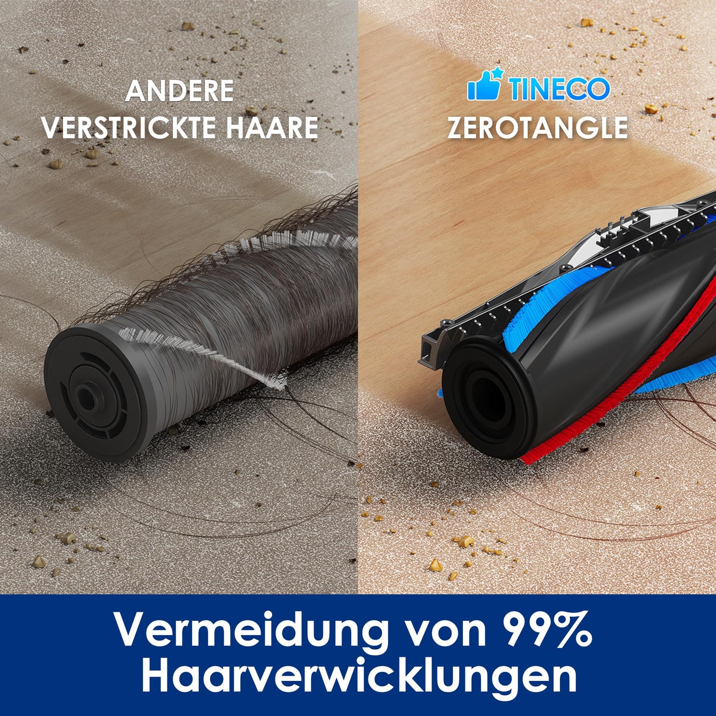 Tineco Pure ONE S15 Pet Smart Cordless Vacuum, Anti-Tangle feature, convertible Handheld Vacuum for Hard Floors and Carpets, LED lights, Wi-Fi connectivity, App Control