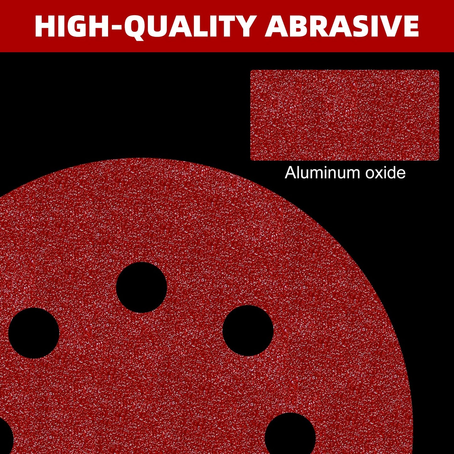 120 pieces of sandpaper 125mm Velcro 320 grit sanding discs for 8 hole round orbital sander sanding wood metal and paint.
