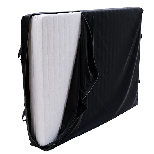 Mattress cover 140x200 cm for storage and moving Dreamzie (Made in EU and Oeko-TEX - 30cm thickness) - Storage bag for mattresses with zipper