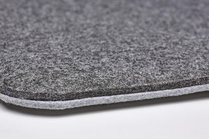 AMARE Home 6-piece set seat cushions felt reversible, 35 x 35 cm, dark gray / light gray.