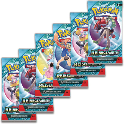 Pokémon Trading Card Game: Booster Bundle Crimson & Purple - Travel Companions (6 Booster Packs)
