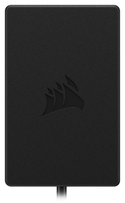 Corsair Internal 4-Port Hub - 4X USB 2.0 ports 9-pin - Easy attachment via magnet - Compatible with most Intel and AMD motherboards - Black