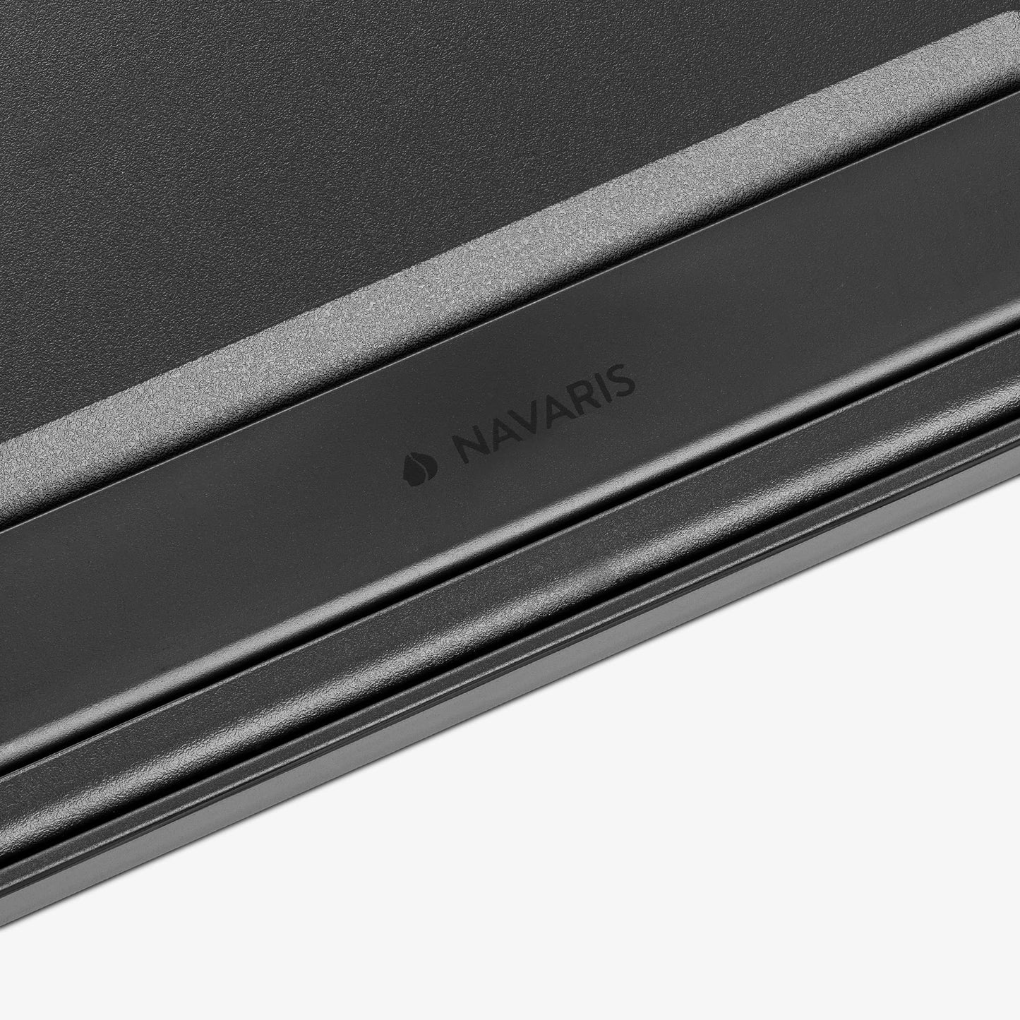 Navaris plastic laptop table tray - bed sofa mat for tablet - 37.6x28x5.8cm laptop pad cushion - 8 different levels - black