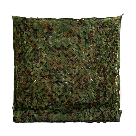Rinling Camouflage Net Woodland Hunting Outdoor Camouflage Jungle Military Decoration Sun Protection (Woodland 4Mx5M)