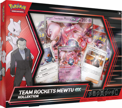 Pokémon trading card game: Team Rocket's Mewtwo-ex Collection (1 holographic promo card, 1 oversized holographic card & 4 booster packs)