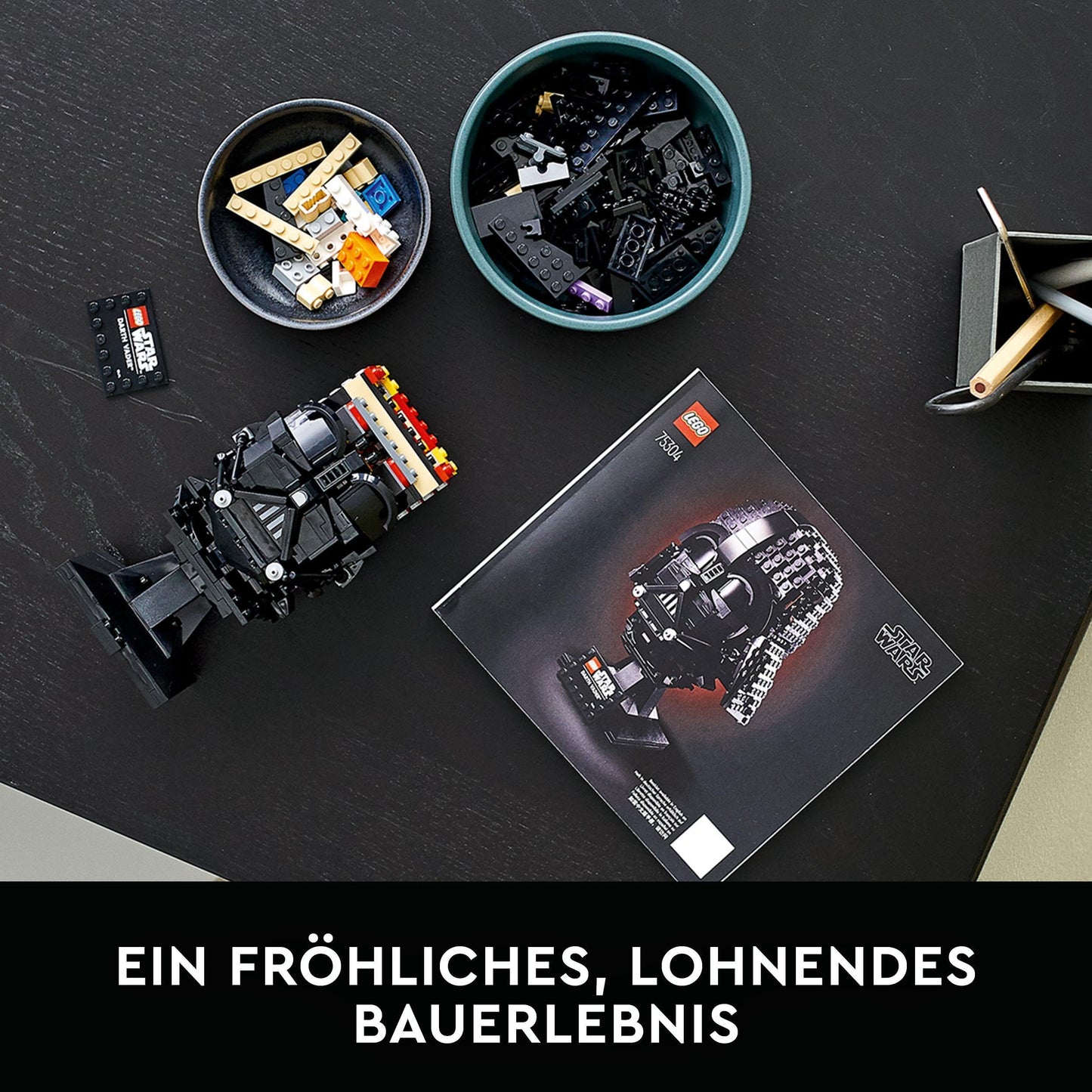 LEGO Star Wars Darth Vader Helmet, building set for adults, gift idea for men, women, him or her, collectible model for building and displaying 75304