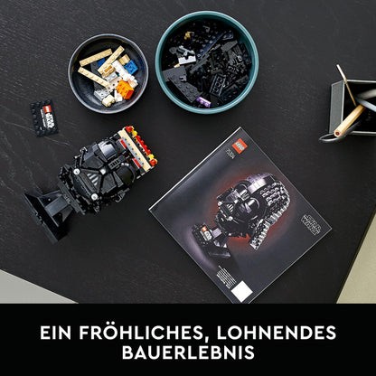 LEGO Star Wars Darth Vader Helmet, building set for adults, gift idea for men, women, him or her, collectible model for building and displaying 75304