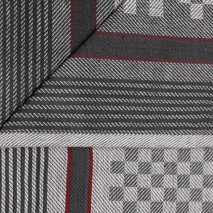 Top Fuel Fashion 20-piece set tea towels kitchen towel dish towels kitchen hand towel checkered cotton anthracite + blue