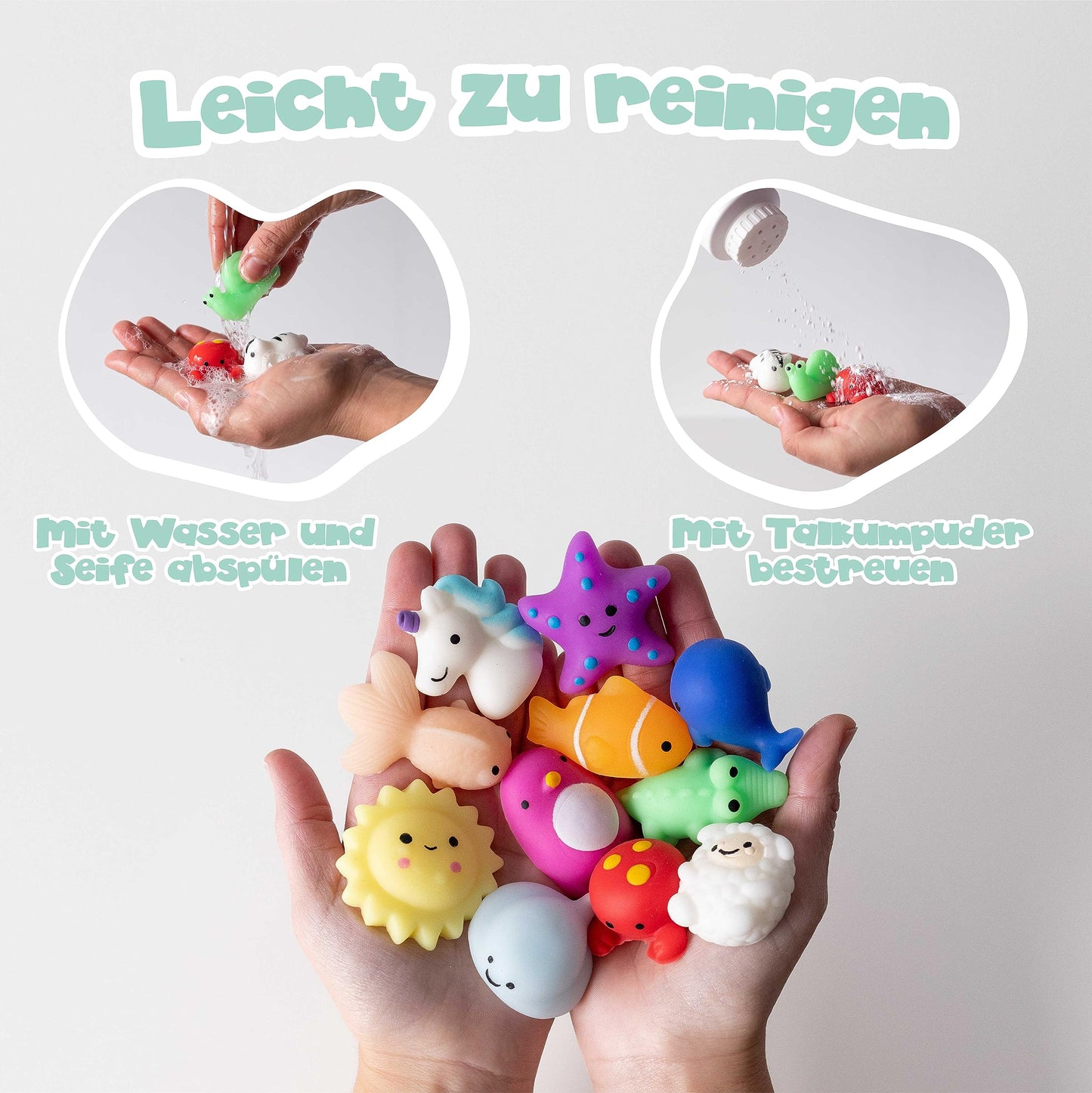 Mochi Squishy Set as party favors for kids' birthday parties: 160 pieces by BONNYCO. Perfect little gifts for children, ideal for party favors, pinata fillers, and back-to-school giveaways.
