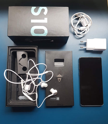 Samsung Galaxy S10 Smartphone (6.1 inch, 128GB storage, 8GB RAM, Prism Green) - [Standard] German Version