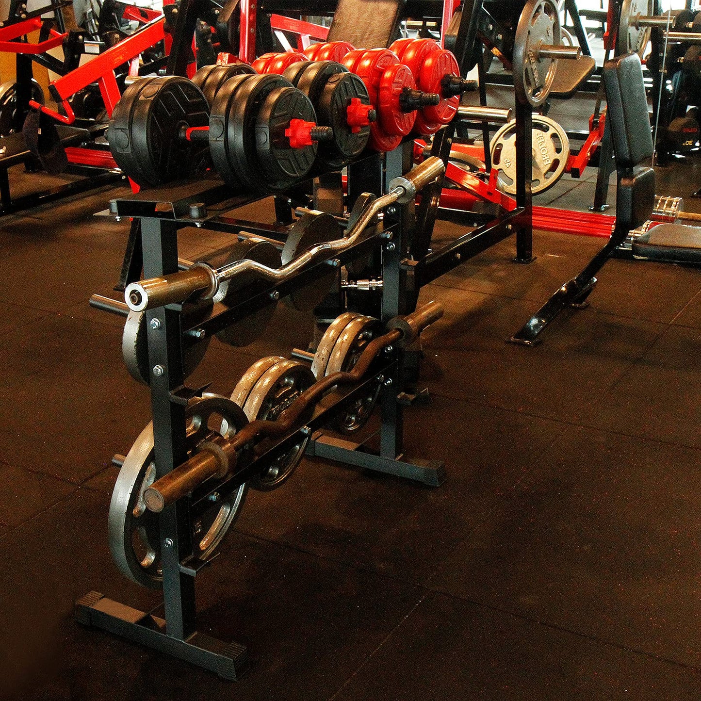 CCLIFE Dumbbell Rack Dumbbell Stand Weight Rack Barbell Rack Barbell Stand ZERRO