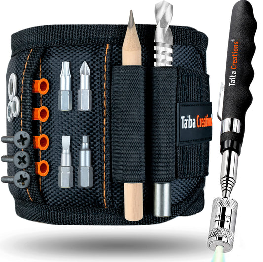 Gifts for men, magnetic wristband craftsman 2025 including magnetic rod and pencil for holding screws and nails, gift ideas for Father's Day, Men's Day, birthday, dad, gadgets tool.