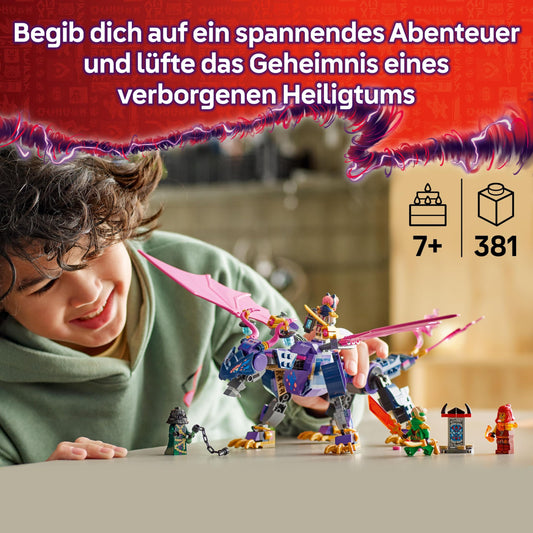 LEGO NINJAGO Master Dragon Rontu - Moving dragon figure with shooters - 4 minifigures, including Lloyd, Sora & Wyldfyre - Ninja toy for kids - Gift for boys aged 7 and up - 71842
