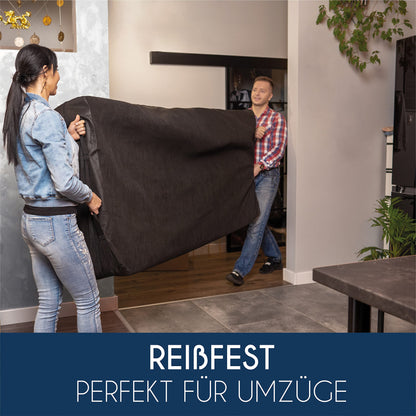 Mattress cover 140x200 cm for storage and moving Dreamzie (Made in EU and Oeko-TEX - 30cm thickness) - Storage bag for mattresses with zipper