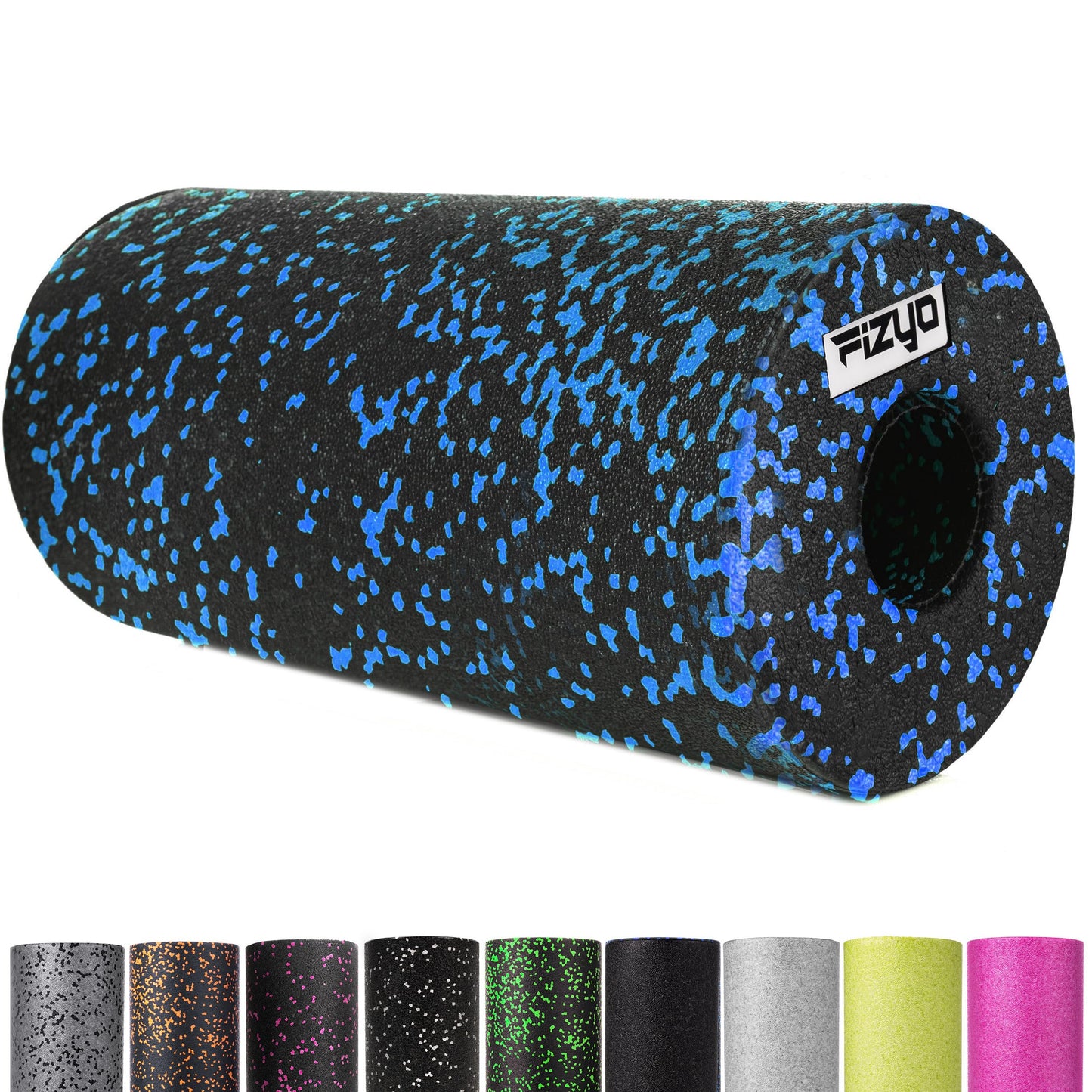 Physio fascia roller for fitness, yoga, and rehabilitation. Self-massage roller for back spine made of medium firm EPP foam, includes carrying bag.
