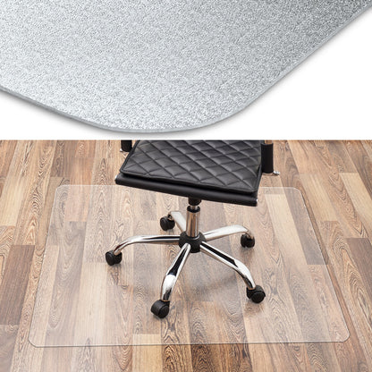 Floordirekt PRO - Office Chair Mat - transparent floor protection mat for hard floors - floor mat, floor protection, underlay mat (114 x 130 cm)