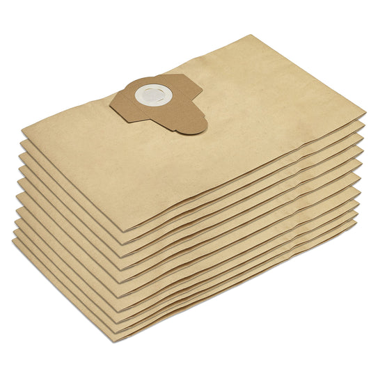 Supremery 10x vacuum cleaner bags compatible with Einhell 20 liter wet/dry vacuum cleaner. Einhell dirt bag 20L accessory.