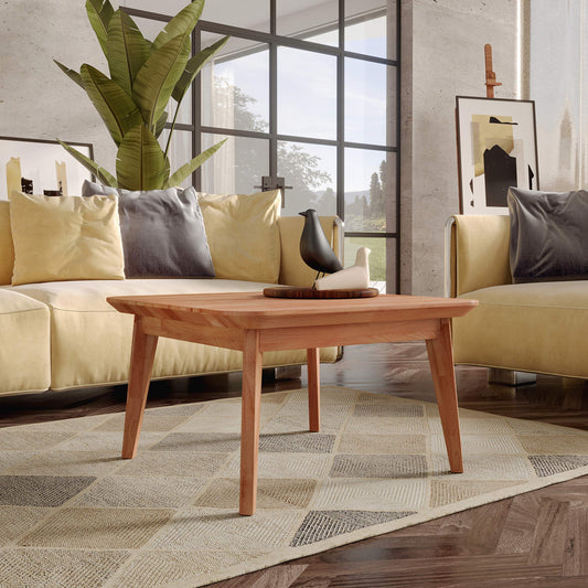 Krok Wood Coffee Table Paris made of solid wood (beech, 75 x 50 x 45 cm)