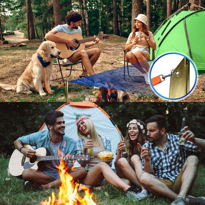 Turinto® 8X Pieces sturdy tent pegs for secure camping and outdoor experiences [Extra Strong Welded Seams] made of extra strong and durable steel with T-profile for maximum stability Length 30 cm.