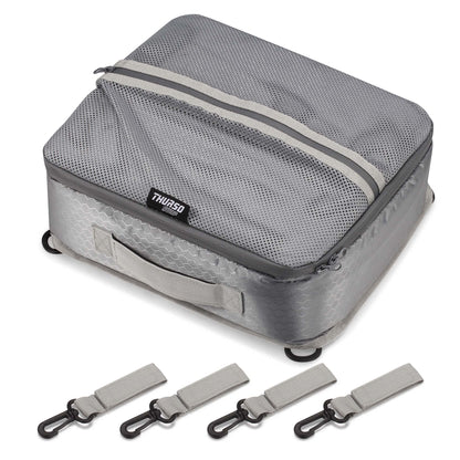 THURSO SURF Paddle Board Accessory Cooler Deck Bag for SUP Stand Up Paddleboard Mesh-Top Bag Insulated Waterproof Portable 10 Cans (Gray)