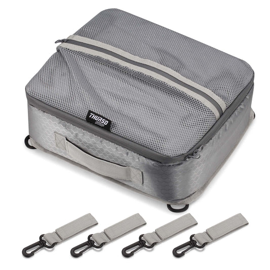 THURSO SURF Paddle Board Accessory Cooler Deck Bag for SUP Stand Up Paddleboard Mesh-Top Bag Insulated Waterproof Portable 10 Cans (Gray)