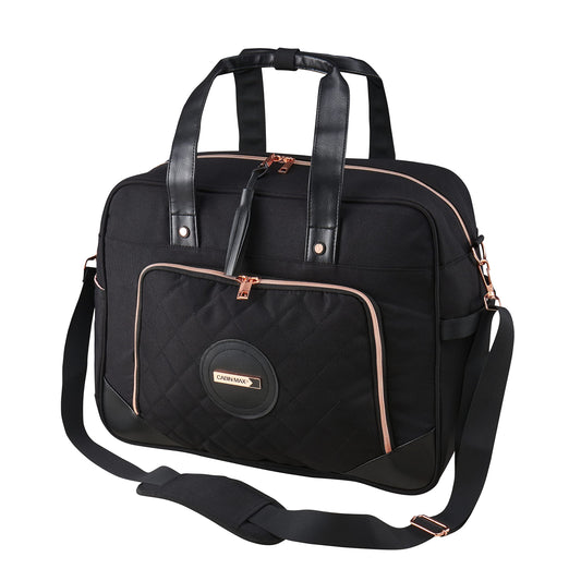 Cabin Max Vela Travel Bag 45x36x20 fly free on EasyJet, Women's Travel Bag (45 x 36 x 20cm, Black)