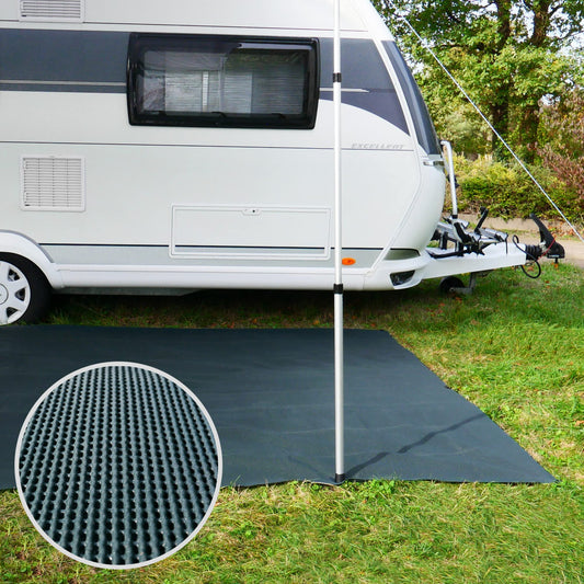 your GEAR Outdoor Soft Carpet - 8 sizes from 200x300 to 300x600 cm - soft awning carpet, tent carpet, camping carpet, includes clips, pegs, and transport bag, customizable, 3x5