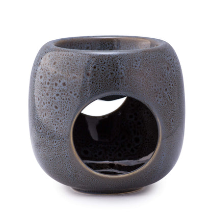Kaloogo Sabai Scent Pure Ceramic Aromatherapy Diffuser - minimalist design - perfect heat distribution - high-quality tealight diffuser - for wax melts and essential oils (Underwater Effect)