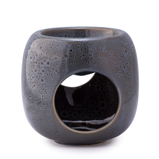 Kaloogo Sabai Scent Pure Ceramic Aromatherapy Diffuser - minimalist design - perfect heat distribution - high-quality tealight diffuser - for wax melts and essential oils (Underwater Effect)