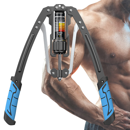 PROIRON Power Twister 10~200kg, Adjustable Hydraulic Arm Exerciser, Forearm Training Chest Exerciser for Arm and Forearm, Biceps and Chest Strength Training