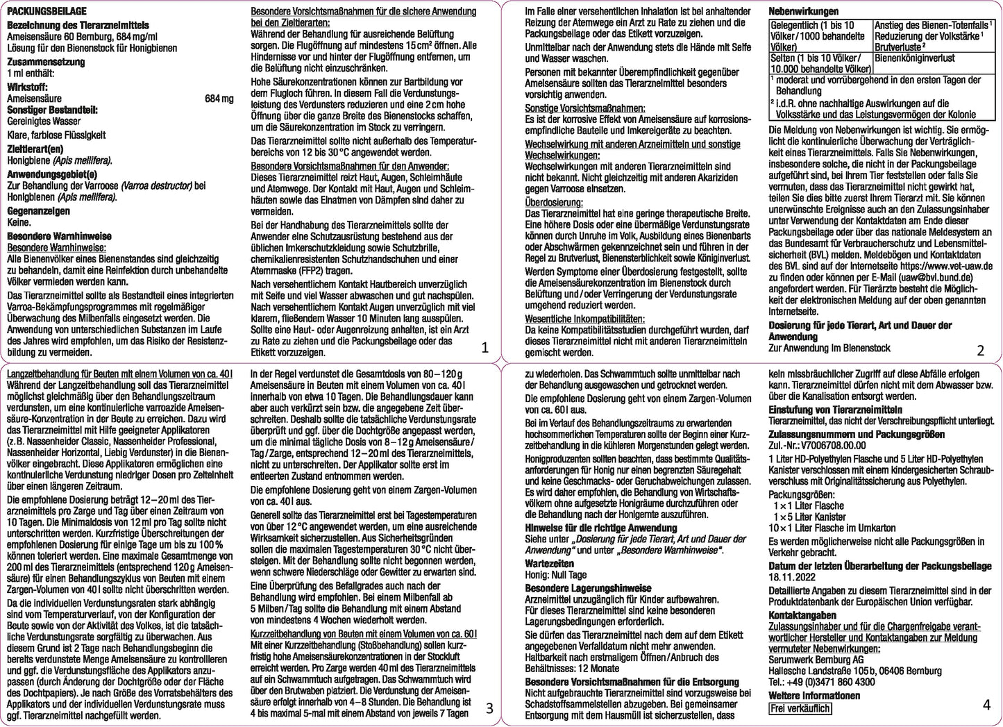 APIFORMES Set: Formic acid 60 for bees 1 l from Serumwerk Bernburg Dosage syringe - Varroa treatment - Beekeeping supplies - Apiary supplies - Animal supplies