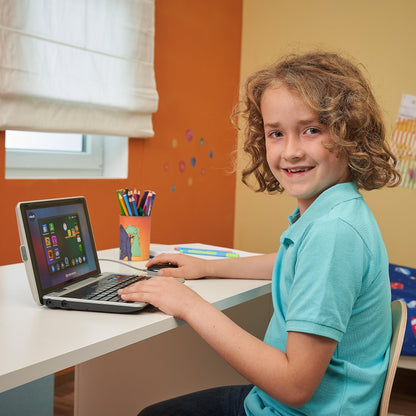 Vtech Genio Learning Laptop XL - Learning computer with large 7" LCD screen, internet access, text program, and many learning activities - For children aged 5-12 years.