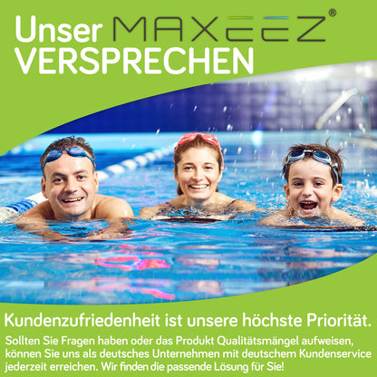 MAXEEZ® swim board for adults & children [from 15 kg] - swimming aid for improving swimming style - swim learning aid with ideal buoyancy - no water absorption.