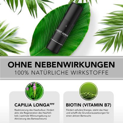 Anthony Brown® Beard Growth Serum - Beard Growth Serum for Men - proven effectiveness by Capilia Longa for increased beard growth - beard growth product without side effects