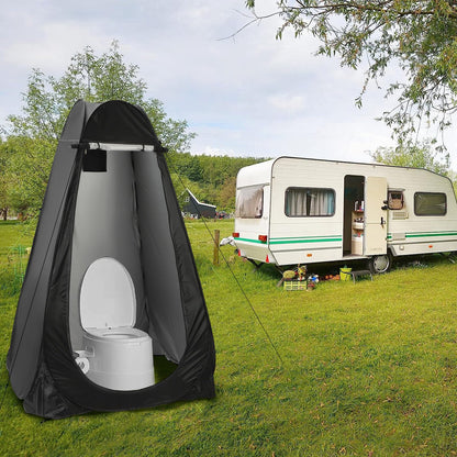 Trintion Pop-Up Toilet Tent - Portable Shower & Changing Room with UV Protection - Mobile WC Tent for Camping, Beach & Outdoor - Includes Carrying Bag