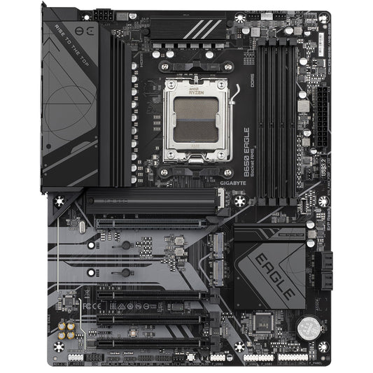 GIGABYTE B650 Eagle motherboard - AMD Ryzen 9000 series, 12+2+2 phase VRM, up to 7600 MHz DDR5 (OC), 1xPCIe 5.0 + 2xPCIe 4.0 M.2, GbE LAN, USB 3.2 Gen 2.