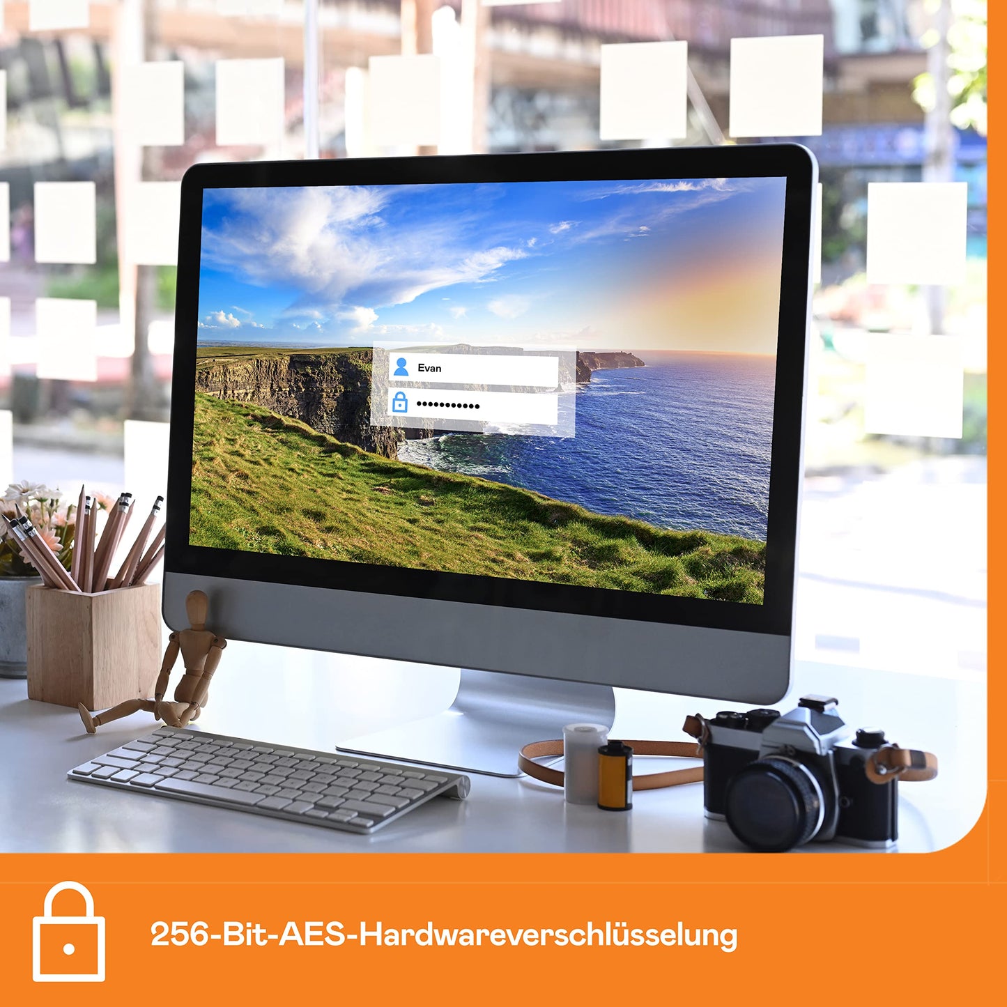 WD My Book 18 TB USB 3.0 desktop hard drive with password protection (desktop storage, backup software, hardware encryption, SuperSpeed USB).
