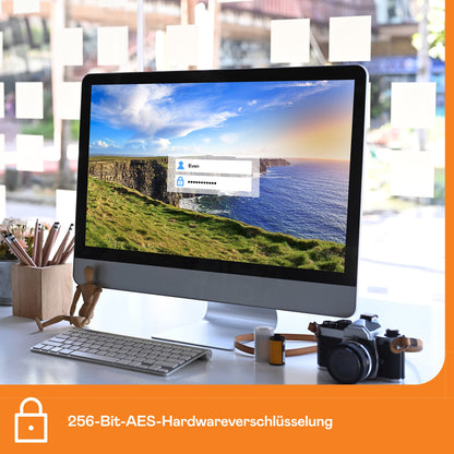WD My Book 18 TB USB 3.0 desktop hard drive with password protection (desktop storage, backup software, hardware encryption, SuperSpeed USB).