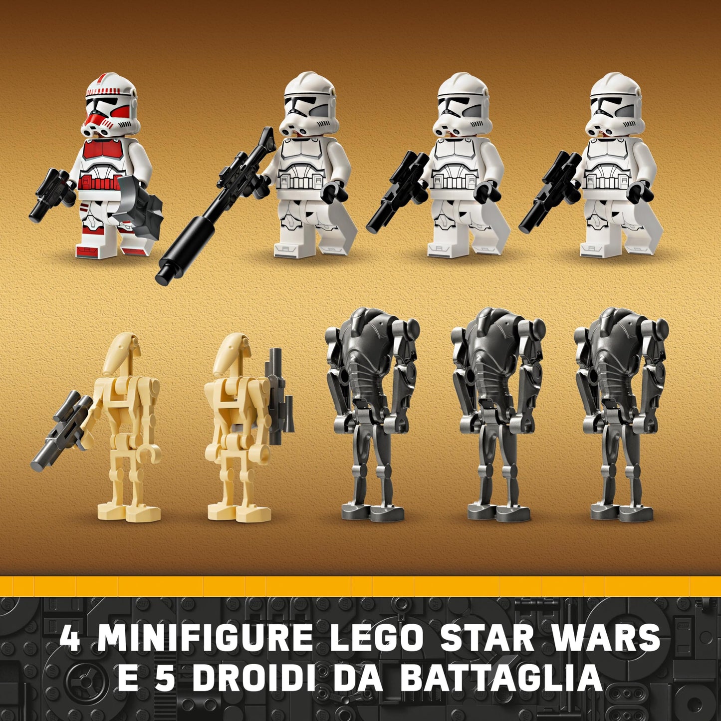 LEGO Star Wars R2-D2 droid brick for collecting, building, playing, and displaying & Star Wars Clone Trooper & Battle Droid Battle Pack, toy