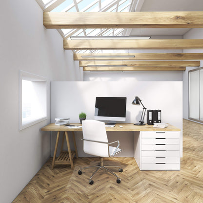 Floordirekt PRO - Office Chair Mat - transparent floor protection mat for hard floors - floor mat, floor protection, underlay mat (114 x 130 cm)