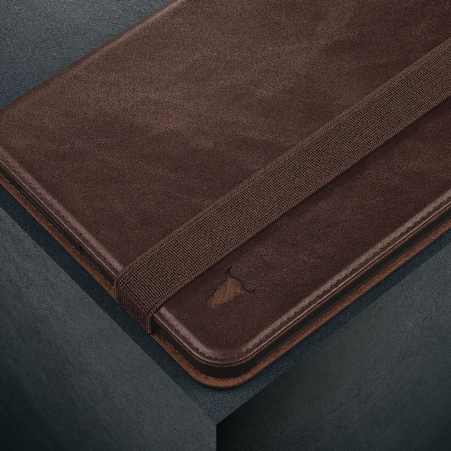 TORRO case Compatible with iPad mini 7/6 - iPad mini 7th Gen / 6th Gen (2024/2021) Genuine leather case with stand function, Apple Pencil connectivity, and Wake Sleep function (Dark Brown)