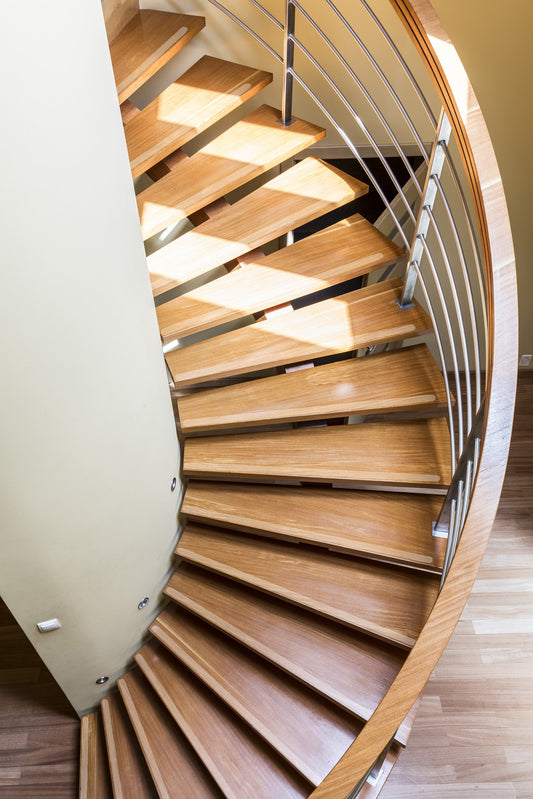 Kara Grip Pro HD Anti Slip Strips for Indoor Stairs 15m roll 5cm clear, also for pets and children. Instead of stair carpets or mats, this barely visible self-adhesive solution works on wood, tiles, granite, and marble.